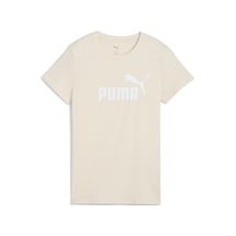 Puma 68237187 Ess No. 1 Logo Tee Kadın Spor Tişört Krem