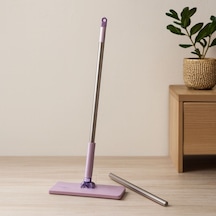 Otomatik Bez Değiştiren 360 Başlıklı Mop - 115 Cm Sap Açık Bej
