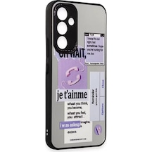 Newface Samsung Uyumlu Galaxy A54 5g Kılıf Mirror Desenli Kapak - Mirror - 4 Gri