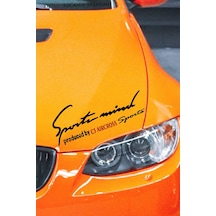 Citroen C3 Aircross Sport Mind Far Üstü Şerit Sticker Araca Özel Siyah Kırmızı Yazılı C3 Aircross Yazılı Siyah & Kırmızı