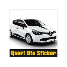 Renault Şerit Kaput Araba Sticker, Oto Sticker