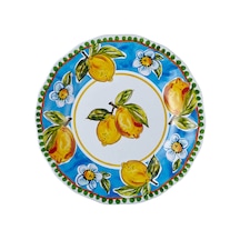Chiara Alessi Sorento Mavi - Beyaz Tabak 28cm