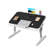Sunup Sn-29699 Çok Fonksiyonlu Katlanabilir Yatak Koltuk Laptop Masası Yükseklik Ve Açı Ayarlı Siyah 60x40cm-218228