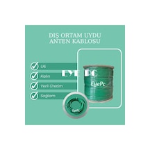 10 Metre Rg6/u6 Full Hd 3d 4k Anten Tv Çanak Uydu Lnb Kablosu Gold Uçlu F Konnektör Takılı Hazır Yeşil Dış Ortam 10 Metre Rg6/u6 Full Hd 3d 4k Anten Tv Çanak Uydu Lnb Kablosu Gold Uçlu F Konnektör Takılı Hazır Yeşil Dış Ortam