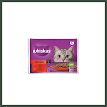 Whiskas Pouch Etli 4x85gr Nhr
