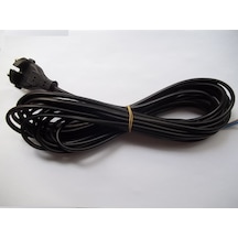 Süpürge Kablosu 2X0,75Mm Fiş Baskılı Bakır 10 Metre Yassı