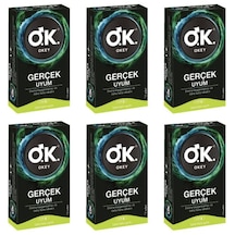 Okey Gerçek Uyum Prezervatif 6 X 10'lu Kondom