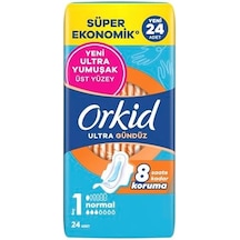 Orkid Ultra Hijyenik Ped Normal Boy 1 Süper Ekonomik Paket 24 Adet Ped