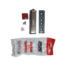 Fors Metal Bas-aç Mıknatısı Çekmece Kapısı Metal İtme Mıknatısı / 10 Adet Açık Gri