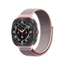 Samsung Galaxy Watch Ultra 47mm Uyumlu Naylon Örgü Kalite Hasır Kordon