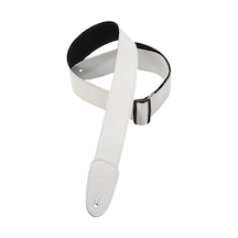 Levy's Leathers M7gp-wht 2" Garment Deri Gitar Kayışı, Beyaz