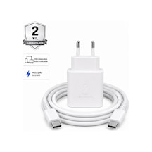 Schitec 45w Hızlı Şarj Adaptörü Ve 1 Metre Type-c Type-c Hızlı Şarj Kablo Set Beyaz