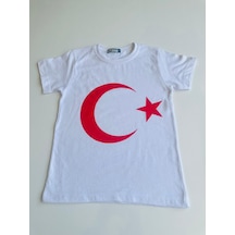 Gala Ay Yıldızlı Türk Bayraklı Tişört Unisex 001