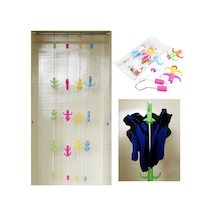Dolap İçi Düzenleyici Askı Elbise Giysi Organizer Sihirli Askılık Bx40 Renkli