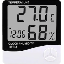 Htc-1 Htc-2 Lcd Elektronik Dijital Sıcaklık Nem Ölçer Kapalı Açık Termometre Htc-1
