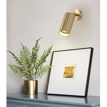 Rsylight Metal Mafsallı Eskitme Spot Armatür Beyaz Led Ampullü Siyah