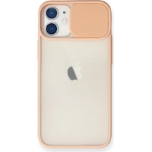 Znv Zenvia Mey İthalat iPhone Uyumlu 11 Kılıf Palm Buzlu Kamera Sürgülü Silikon - Pembe Znv2025 Cmn Diğer