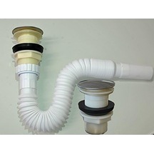 Tr Esnek Sifon Gider Garnitürü Pop Up Tahliye Vanası Tahliye Lavabo Diğer