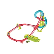 Hot Wheels Neon Yarışlar Çoklu Yarış Heyecan Pist Seti Hpc07 Şeffaf