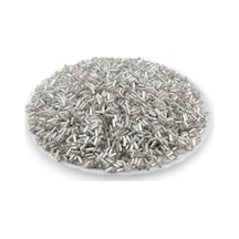 Gümüş Kısa Boru Boncuk 100 Gr
