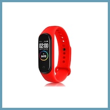 Bezos Mi Band 6 Uyumlu Klasik Kordon - Kırmızı Mbt06