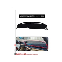 Mercedes W126/c126 1979-1991torpido Koruma Halısı Siyah Kenar