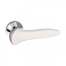 Ventus 4012.Bk.Cp.Mw Kapı Kolu Wc Tipi Krom - Beyaz Metal