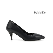 Gönderi(R) Gönderi R Lacivert Antik Sivri Burun Orta İnce Topuklu Stiletto Lacivert