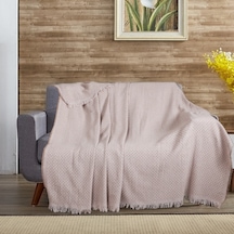 Çok Amaçlı Pamuklu Kaymaz Çekyat Kanepe Örtüsü 170x210 CM - Vizon