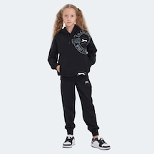 Slazenger LISEY IN Unisex Çocuk Eşofman Takımı Siyah