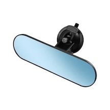 Novahub 360 Derece Ayarlanabilir İç Dikiz Aynası, Siyah, Geniş Görüş Alanı, Emme Montaj, Kamyon İçin