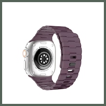 Bezos Watch Ultra 49mm Uyumlu Wowen Kordon - Bordo Bzstk