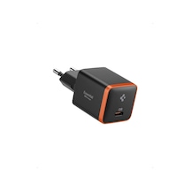 30w Usb-c Ultra Mini Hızlı Şarj Aleti Pps Super Hızlı Şarj Gan Pro Isı Düşürücü Güç Adaptörü Akım Koruma İphone & Android & İpad & Macbook Type-c Black - Ach08448