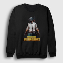 Presmono Unisex Cover Pubg Sweatshirt Siyah