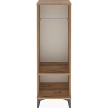 Arges Dolap Tek Raflı Tek Askılı 44x30x134 Çam-çam Çam