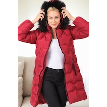 Z6760 Dewberry Bayan Kaban-düz Bordo Düz Bordo
