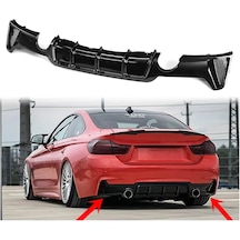 Bmw F32 2014-2019 Coupe Sag-sol Tek Çıkış Arka Difüzör
