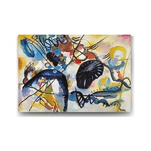 Kandinsky - Mostra Vercelli Tablosu - 45x30cm 7/8 Yaş