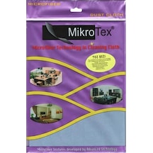 Mikrotex Mikrofiber Toz Bezi Lila 12'li Set 40 x 50 CM