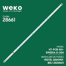 Weko Bdl1 Vestel Uyumlu Buzdolabı İç Aydınlatma Led Kartı 12 Çipli Yüksek Verimli