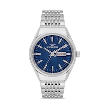 Ferro Fm43012a-a3 Quartz Çelik Gri Lacivert Kadran 40 Mm Erkek Kol Saati