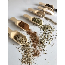 Ahşap 6'lı Baharat Kaşığı