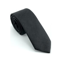 Pierroni Siyah Şal Desen Slim Kravat (484902734) Siyah