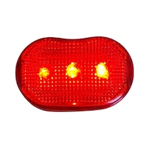 Bisiklet Arka Stop Arka Işık Kırmızı 3 Mod Kırmızı - 877967028 Kırmızı