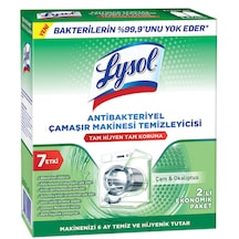 Lysol Antibakteriyel Çamaşır Makinesi Temizleyici Çam & Okaliptus Ferahlığı 2 x 250 ML