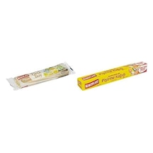 Ekstra Güçlü Limon Kokulu Büzgülü Orta Boy 15'li Çöp Torbası 55 X 60 Cm Ve Hazır Kesilmiş 16 Adet Pişirme Kağıdı 1 X 16 Adet