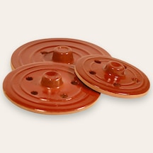 3'lü Set Sarma Dolma Taşı Kiremit 27 Cm-25 Cm-20 Cm Kiremit