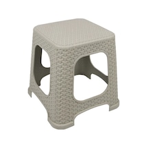 Della Star Rattan Tabure Küçük Bej