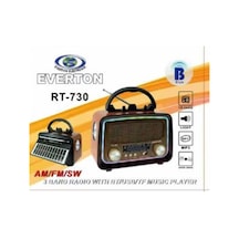 Everton Rt-730 Bluetooth Usb-micro Sd Saatli Nostaljik Radyo