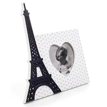 Bizahmetgelsin Decotown Dekoratif Eyfel Paris Desenli Ahşap Resim Fotoğraf Çerçevesi Standı